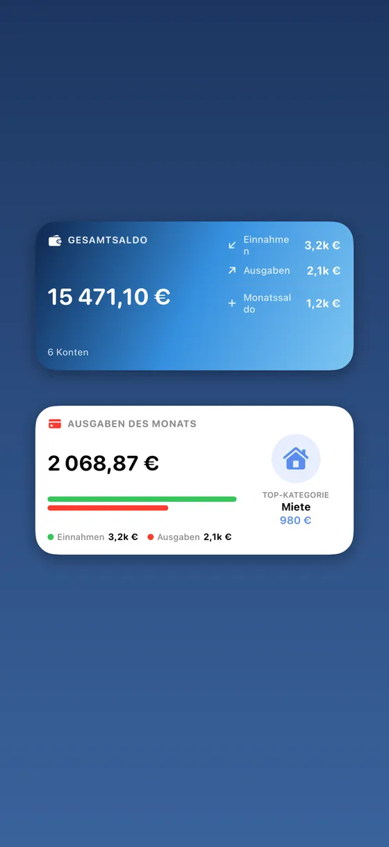 Home-Bildschirm-Widgets
